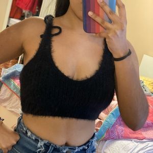 Black Zara Crop top